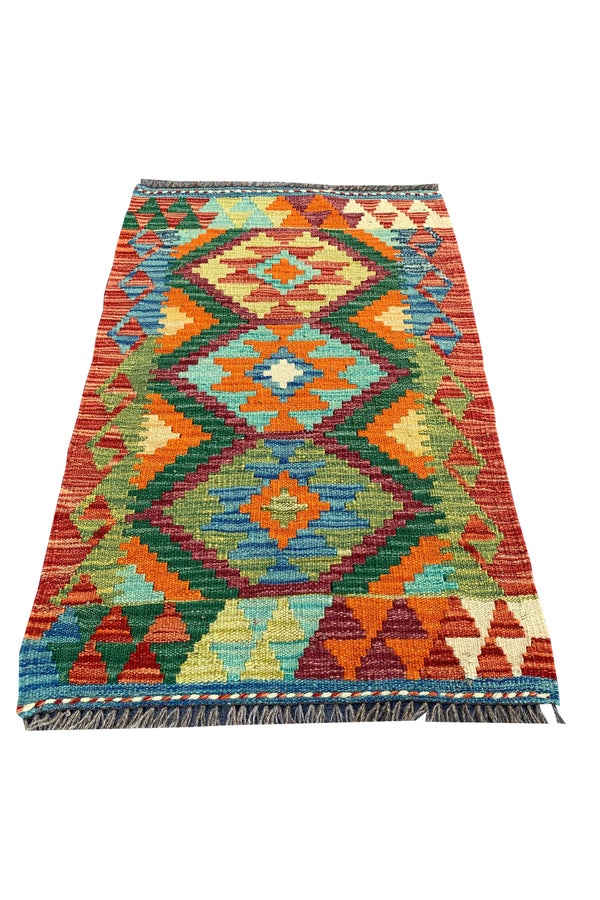 MODERN CHOBI KILIM 3.0 X 1.11 FT