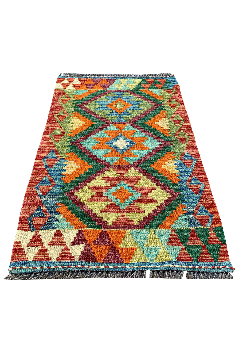 MODERN CHOBI KILIM 3.0 X 1.11 FT