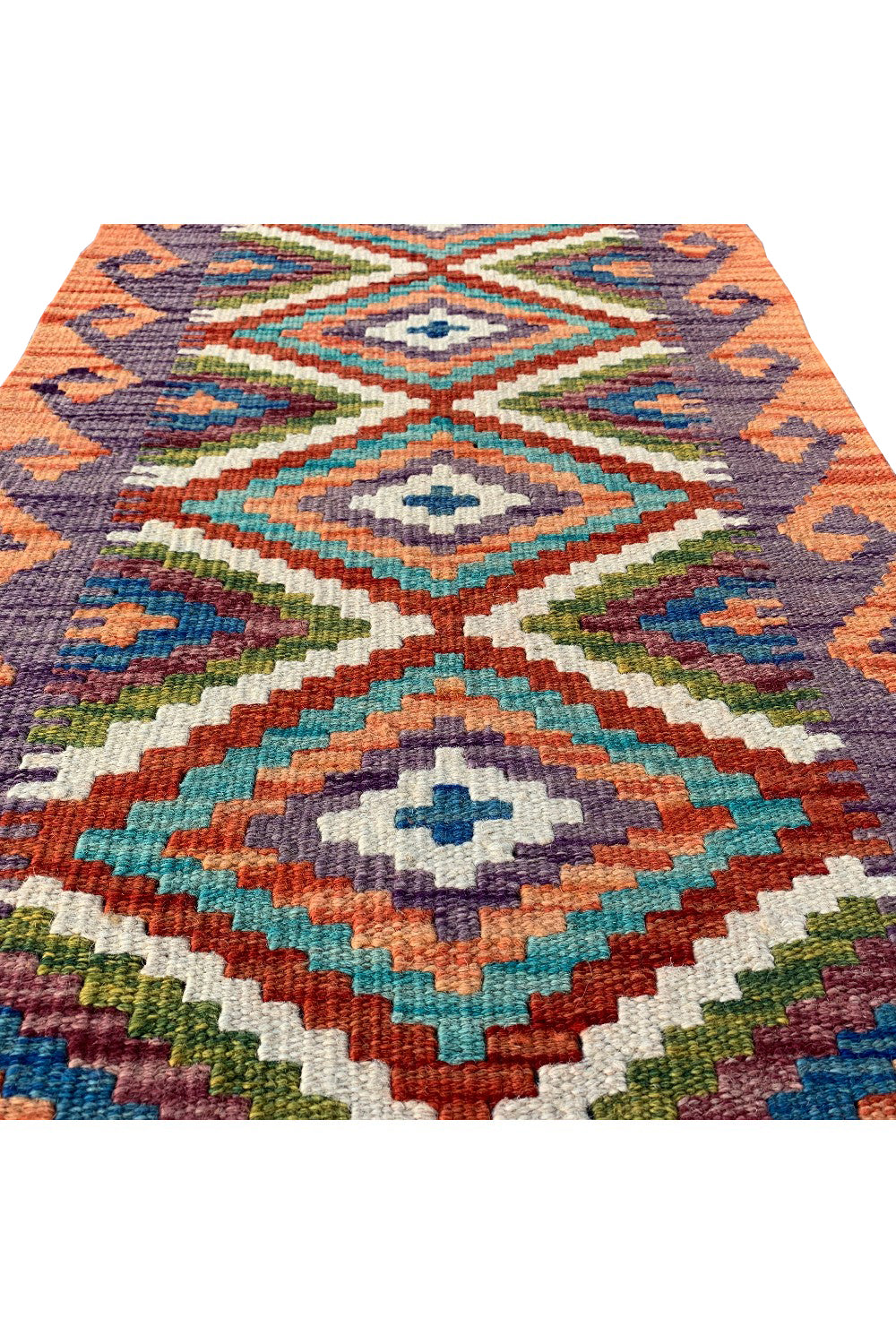 MODERN CHOBI KILIM 2.11 x 1.11 Ft