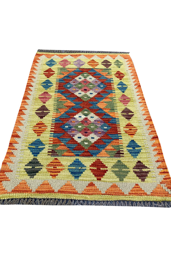 MODERN CHOBI KILIM 2.10 X 1.11 FT