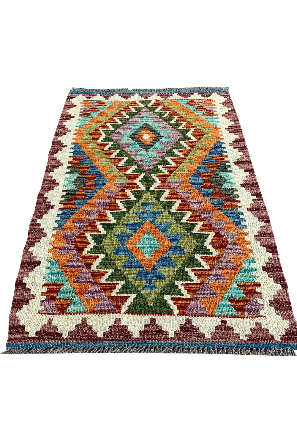 MODERN CHOBI KILIM 2.11 X 1.11 FT