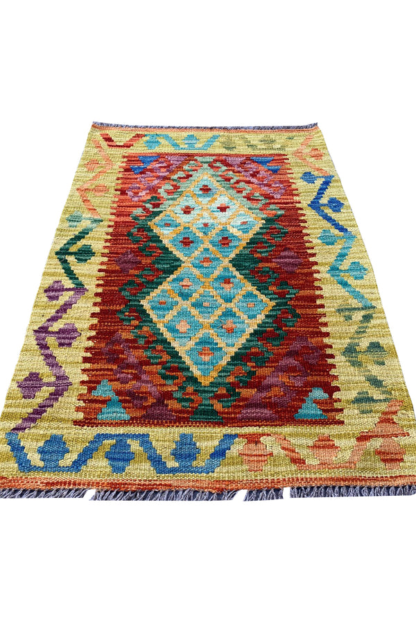 MODERN CHOBI KILIM 2.11 X 2.0 FT