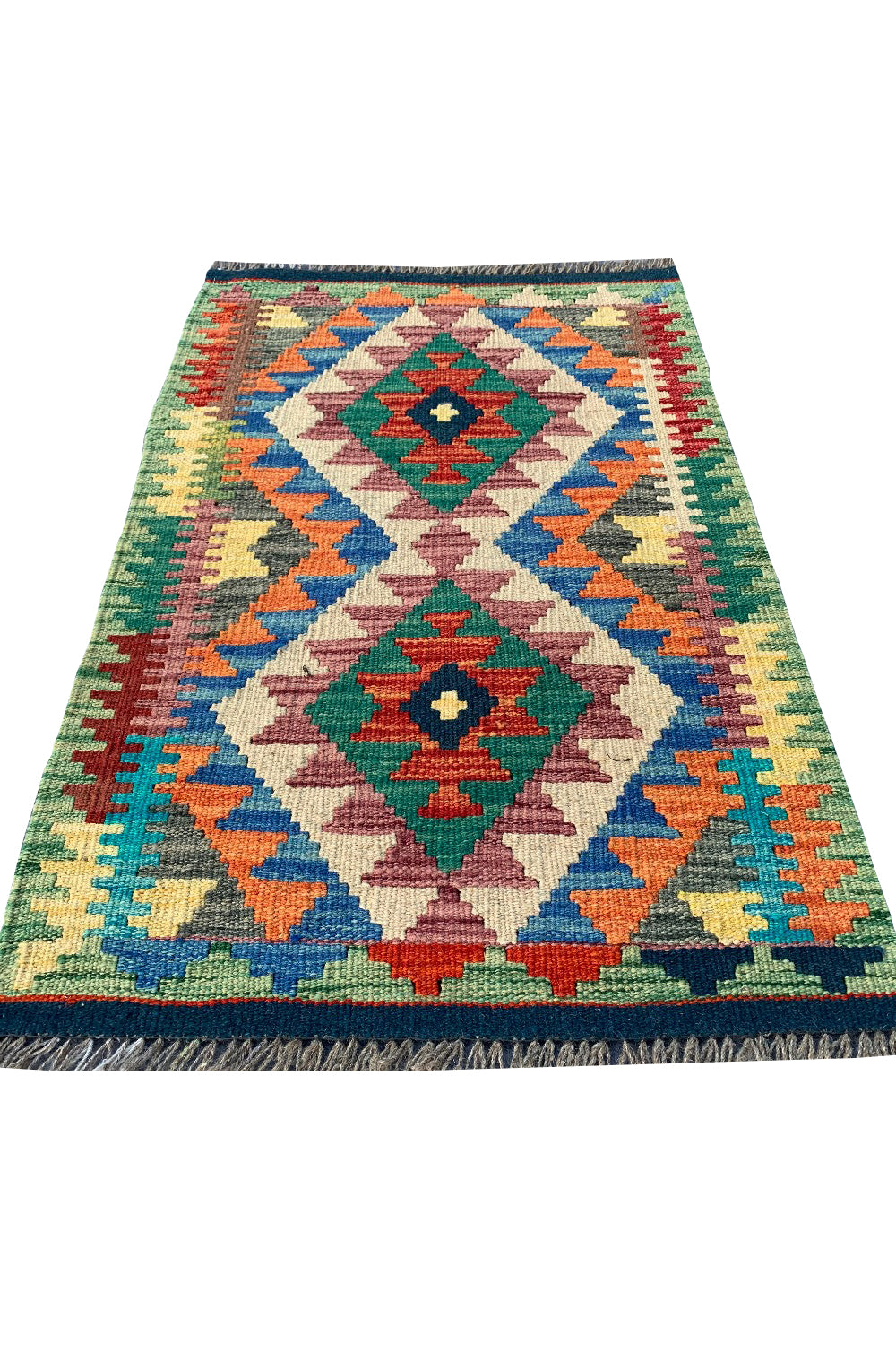 MODERN CHOBI KILIM 2.11 x 1.11 Ft