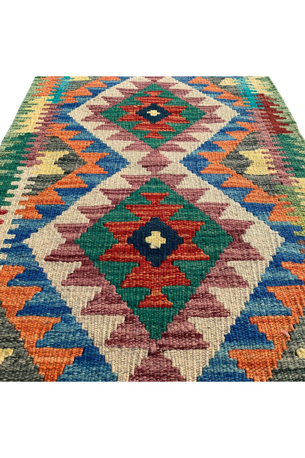 MODERN CHOBI KILIM 2.11 x 1.11 Ft