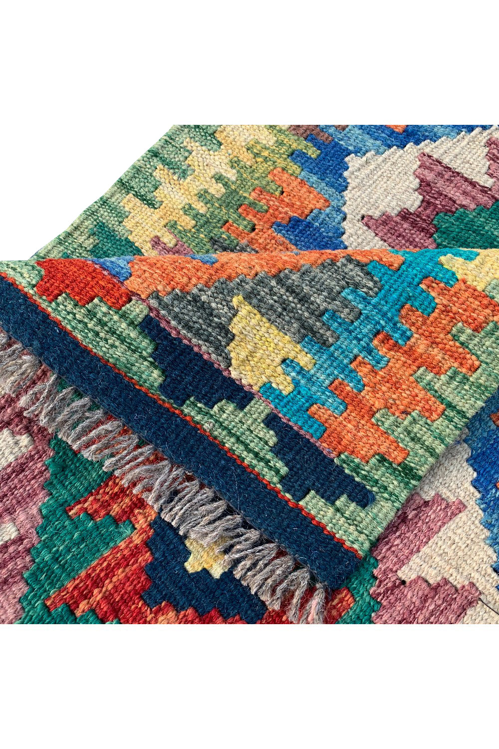 MODERN CHOBI KILIM 2.11 x 1.11 Ft