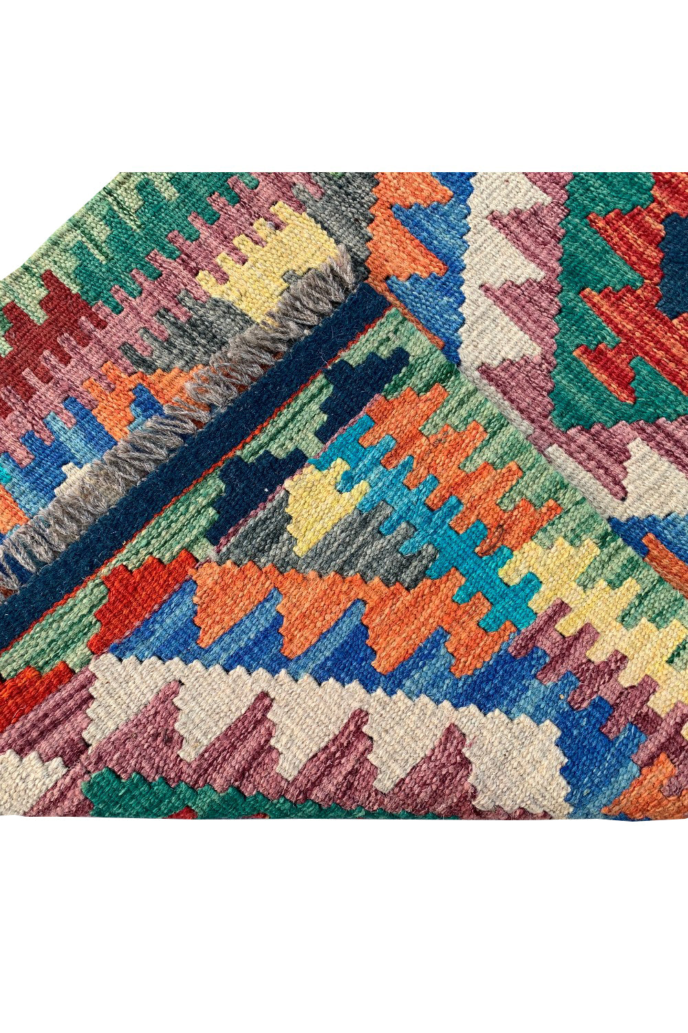 MODERN CHOBI KILIM 2.11 x 1.11 Ft