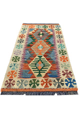 MODERN CHOBI KILIM 3.1 x 1.10 Ft
