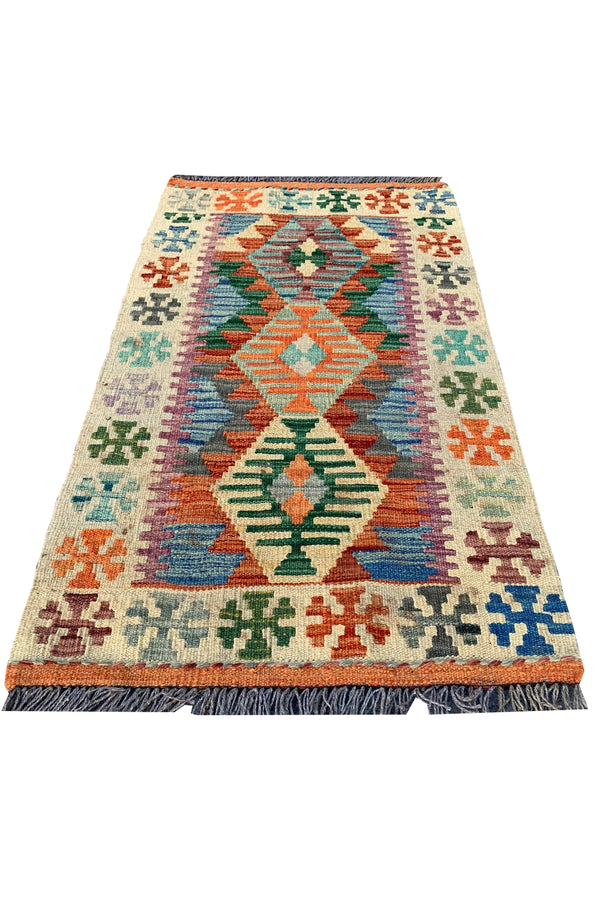 MODERN CHOBI KILIM 3.1 x 1.10 Ft