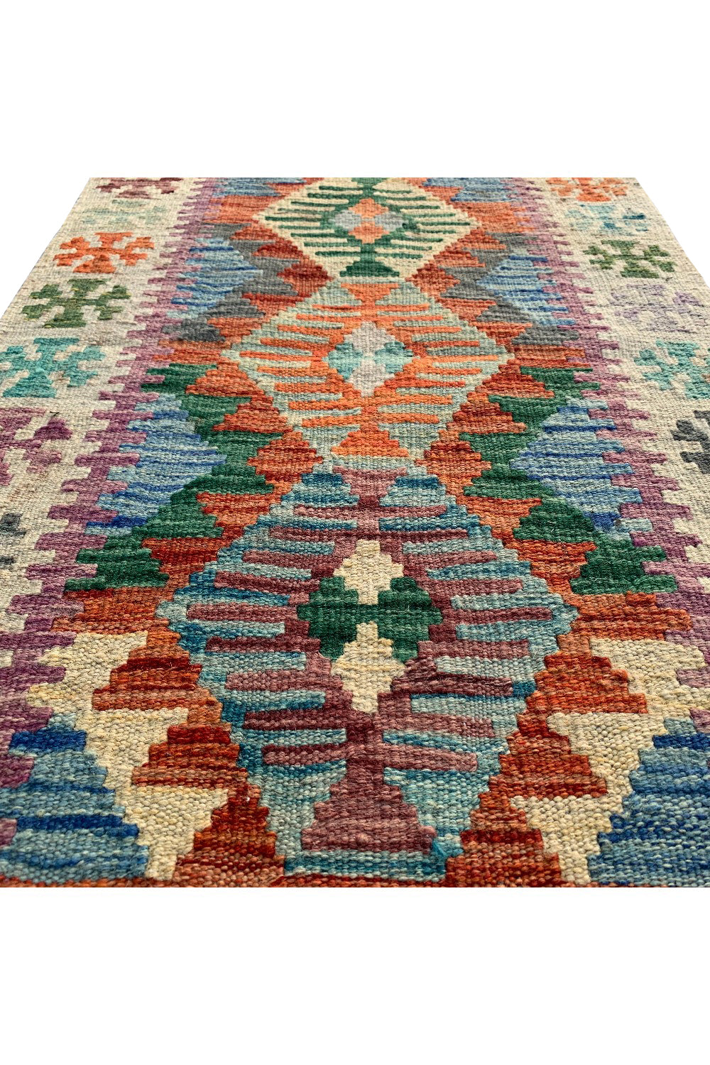 MODERN CHOBI KILIM 3.1 x 1.10 Ft