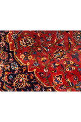 Authentic Hand Knotted Vintage Qashoun Wool Area Rug 14.6 x 9.11 Ft