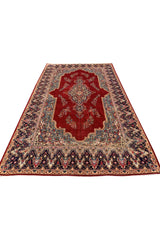 Authentic Hand Knotted Vintage Qirmoun Wool Area Rug 16.4 x 9.10 Ft