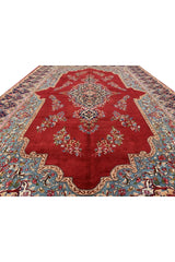 Authentic Hand Knotted Vintage Qirmoun Wool Area Rug 16.4 x 9.10 Ft