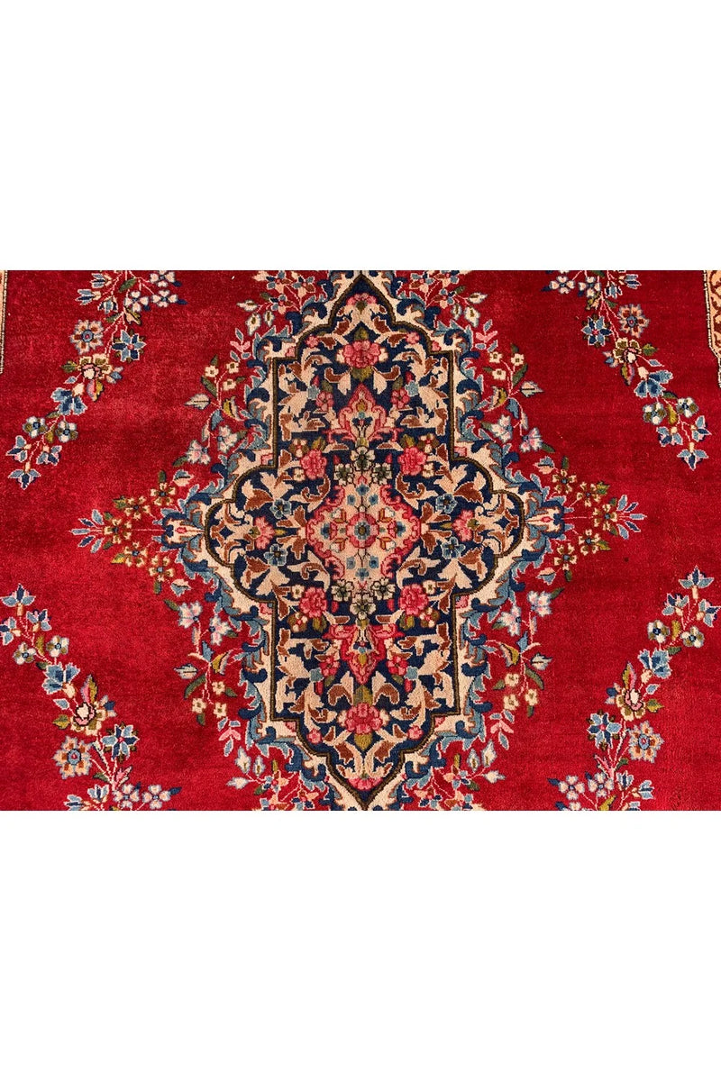 Authentic Hand Knotted Vintage Qirmoun Wool Area Rug 16.4 x 9.10 Ft