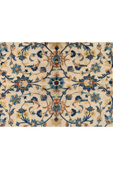 Amazing Hand Knotted Vintage Qashoun Wool Area Rug 13.5 x 9.6 Ft