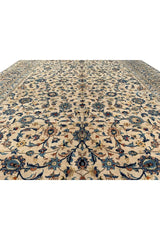 Amazing Hand Knotted Vintage Qashoun Wool Area Rug 13.5 x 9.6 Ft