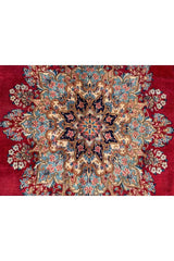 Authentic Hand Knotted Vintage Qirmoun Wool Area Rug 13.6 x 9.8 Ft