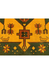 Authentic Hand Knotted Vintage Tabreez Pictorial Wool Area Rug 11 x 8 Ft