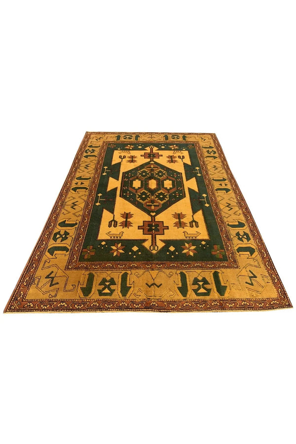 Authentic Hand Knotted Vintage Tabreez Pictorial Wool Area Rug 11 x 8 Ft