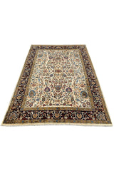 Amazing Hand Knotted Vintage Tabreez Wool Area Rug 11.0 x 8.2 Ft