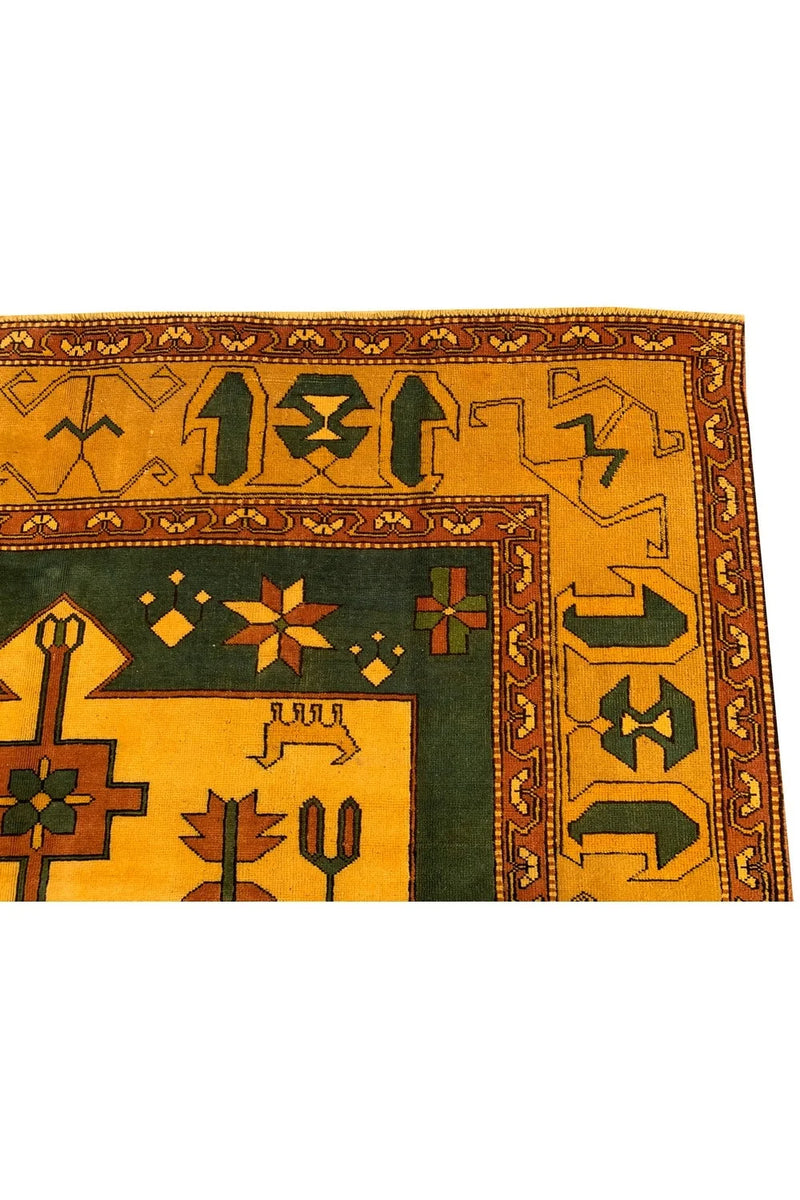 Authentic Hand Knotted Vintage Tabreez Pictorial Wool Area Rug 11 x 8 Ft