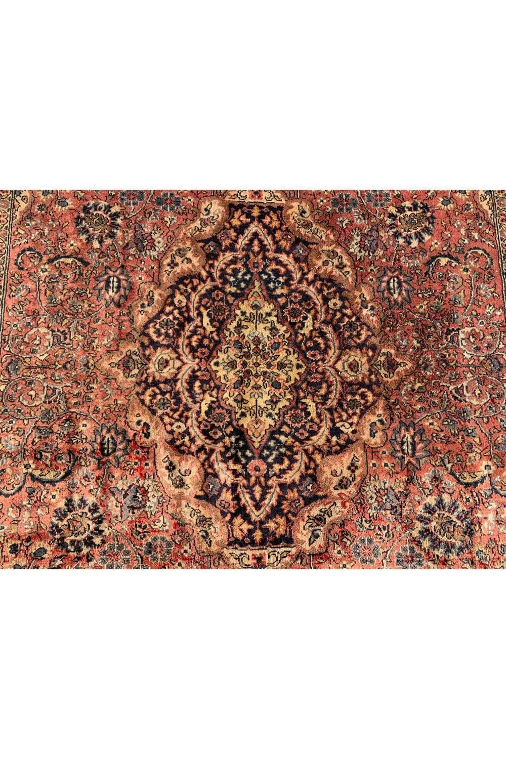 Amazing Hand Knotted Vintage Tabreez Wool Area Rug 6.3 x 4.1 Ft