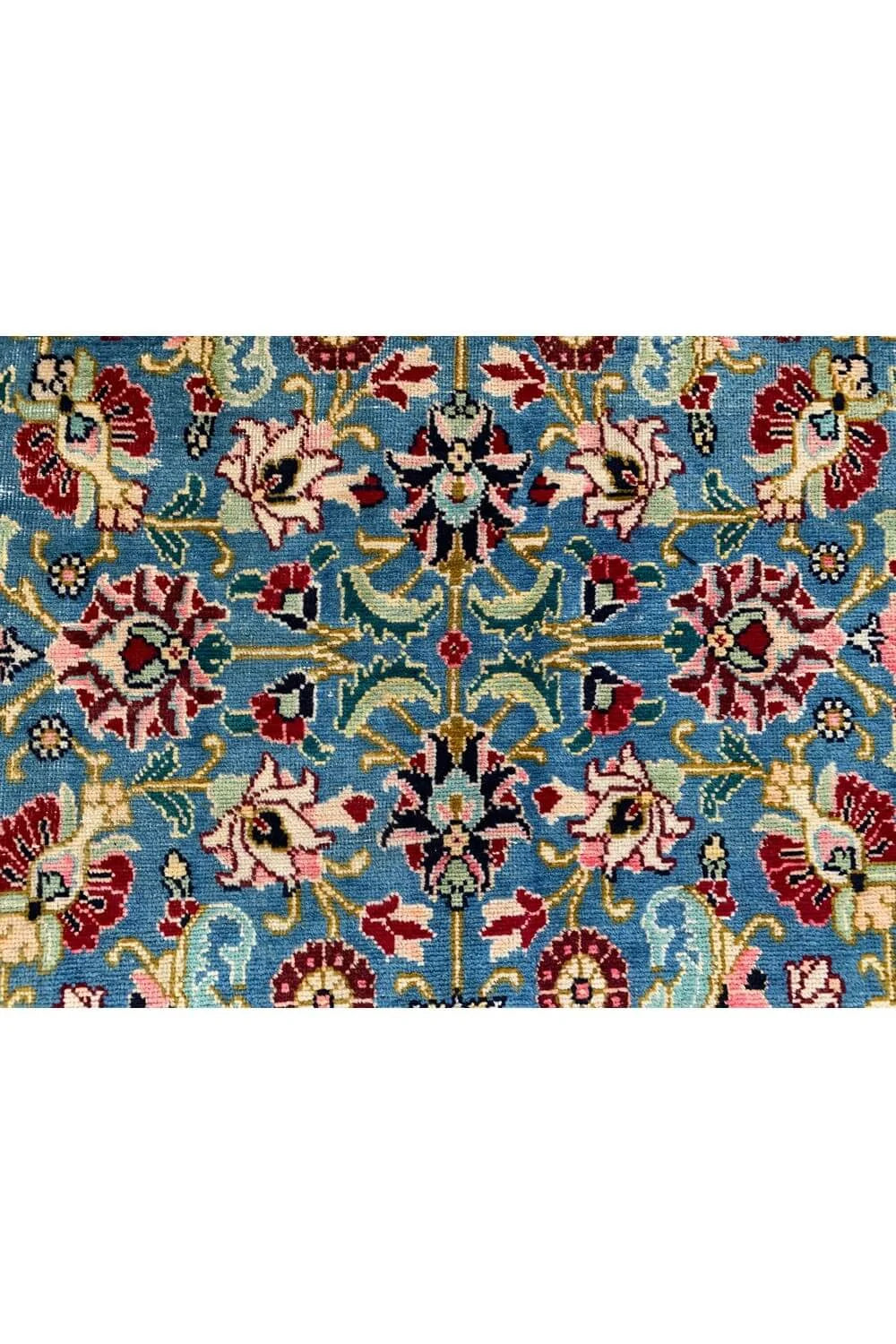 Amazing Hand Knotted Vintage Turkish Wool Area Rug 5.9 x 4.3 Ft