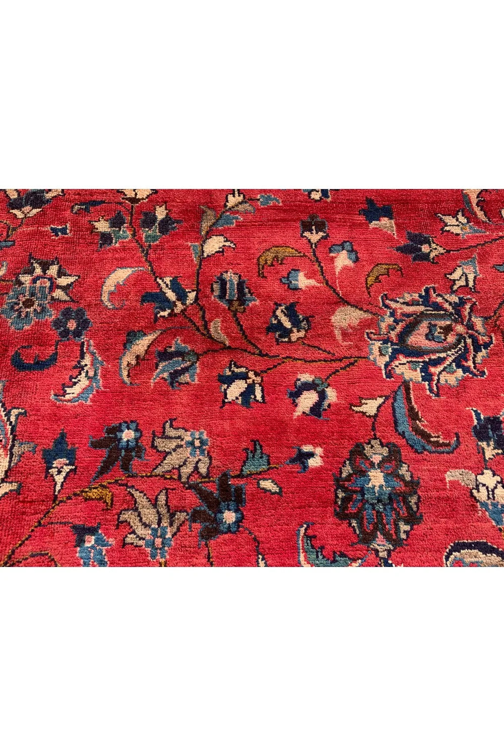 Amazing Hand Knotted Vintage Tribal Qashoun Wool Area Rug 12.11 x 9.8 Ft