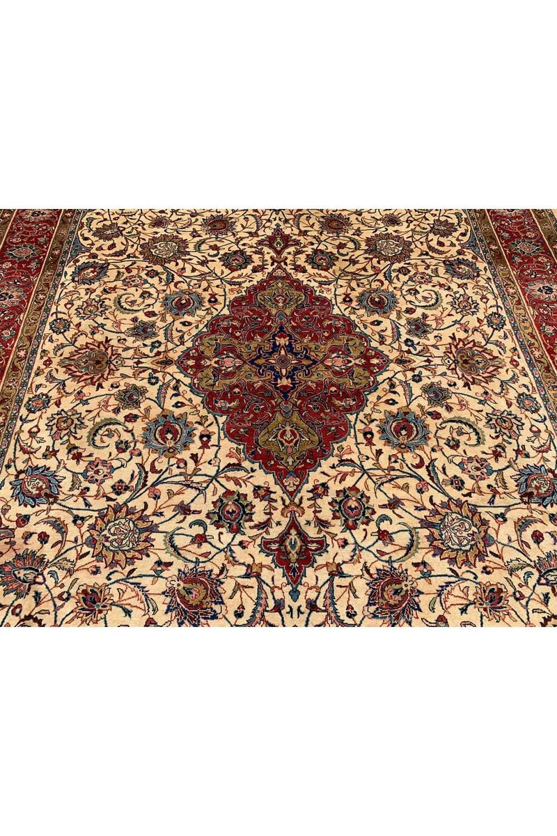 Authentic Hand Knotted Vintage Hamidoun Wool Area Rug 12.0 x 8.10 Ft