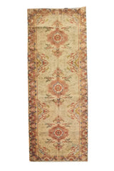 Amazing Hand Knotted Vintage Shahi Tabreez Wool Area Runner Rug 10 x 3 Ft