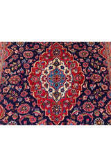 Authentic Hand Knotted Vintage Qashoun Wool Area Rug 11.7 x 8.0 Ft