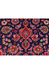 Authentic Hand Knotted Vintage Qashoun Wool Area Rug 11.7 x 8.0 Ft