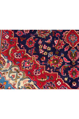 Authentic Hand Knotted Vintage Qashoun Wool Area Rug 11.7 x 8.0 Ft