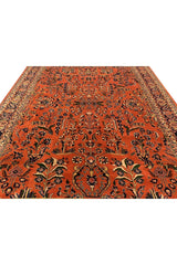 Authentic Hand Knotted Vintage Tabreez Wool Area Rug 12.11 x 9.8 Ft
