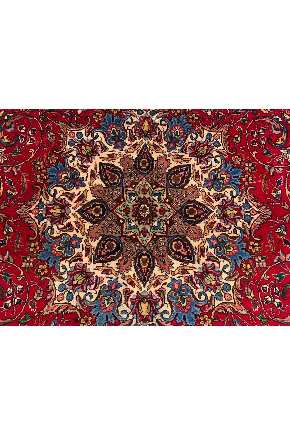 Authentic Hand Knotted Vintage Tabreez Hunting Pictorial Wool Area Rug 13.4 x 9.10 Ft